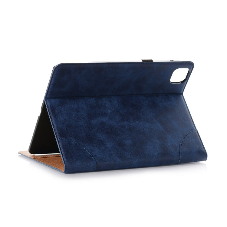 Retro Book Style Leather Tablet Case For iPad Pro 11 2024(Navy Blue) - iPad Pro 11 2024 Cases by buy2fix | Online Shopping UK | buy2fix