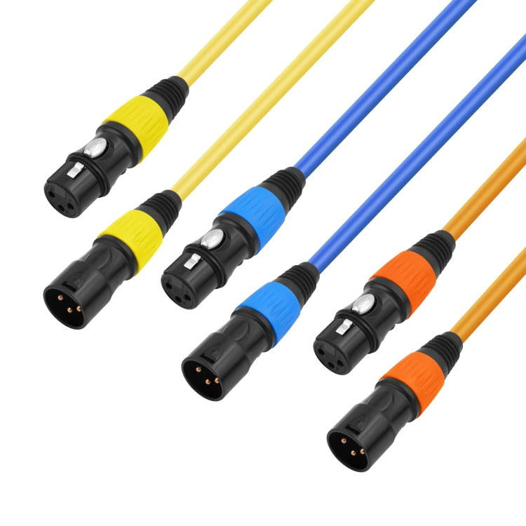 JC1015 XLR 3pin Male to Female Audio Cable, Length:10m(Orange) - Microphone Audio Cable & Connector by buy2fix | Online Shopping UK | buy2fix