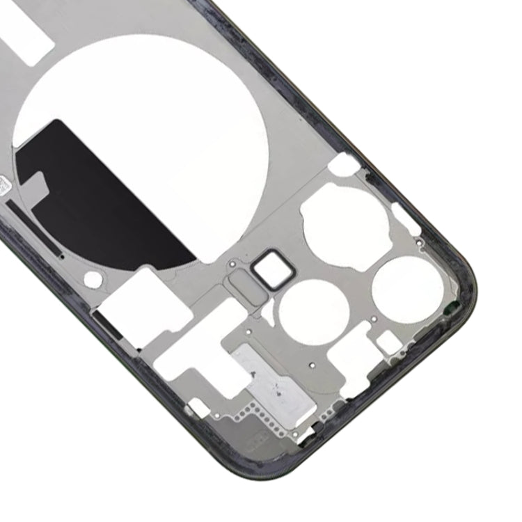 For iPhone 15 Pro Middle Frame Bezel Plate with Side Keys + Card Tray, Version:CE EU Version(Black) - LCD Related Parts by buy2fix | Online Shopping UK | buy2fix