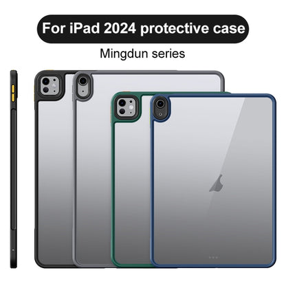 For iPad Air 13 2024 Ming Shield Series PC Hybrid TPU Tablet Case(Grey) - iPad Air 13 2024 Cases by buy2fix | Online Shopping UK | buy2fix