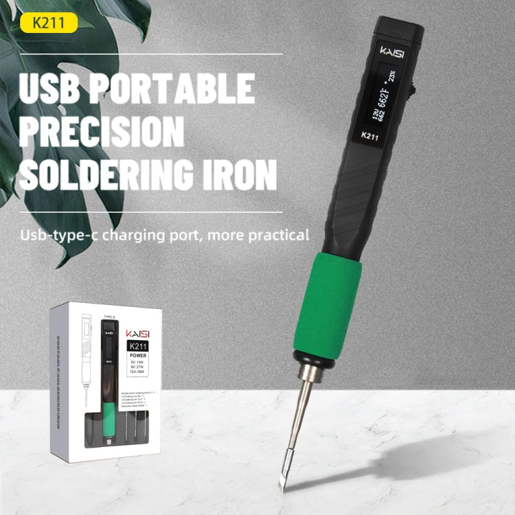 Kaisi K211 USB Portable Electric Soldering Iron with Smart Sleep - Electric Soldering Iron by Kaisi | Online Shopping UK | buy2fix