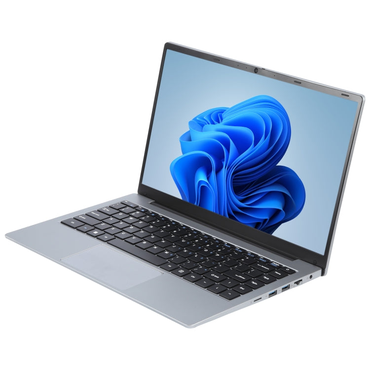 14 inch Windows 11 Laptop, 8GB+256GB, Gen 5th Intel Core i3 CPU, 180 Degree Rotation Axis(Silver) - Others by buy2fix | Online Shopping UK | buy2fix