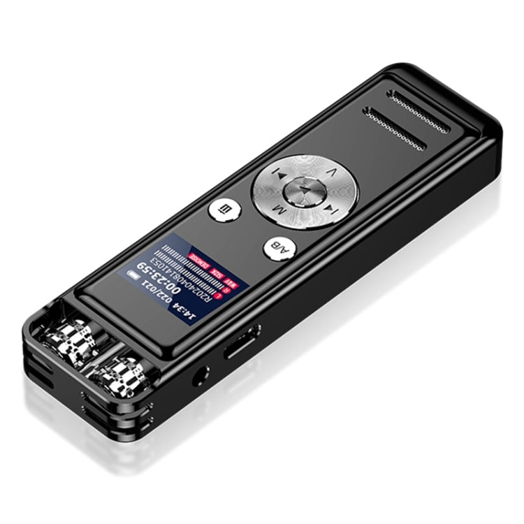 ZD43B Omnidirectional Dual Mic Smart Noise Reduction Voice Recorder, Memory:64GB(Black) - Recording Pen by buy2fix | Online Shopping UK | buy2fix