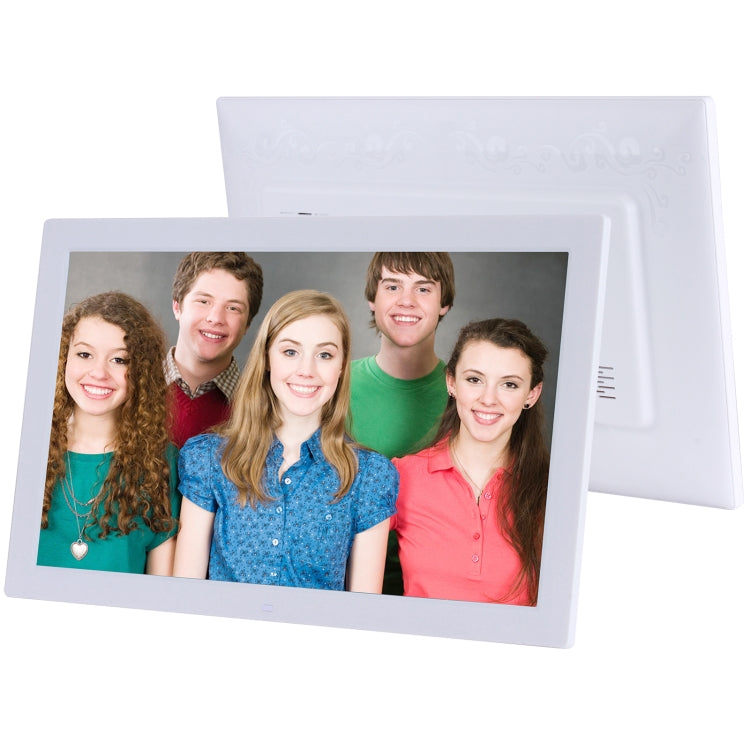 18.5 inch IPS Screen Digital Photo Frame, Plug Type:US Plug(White) - 15 inch Above by buy2fix | Online Shopping UK | buy2fix