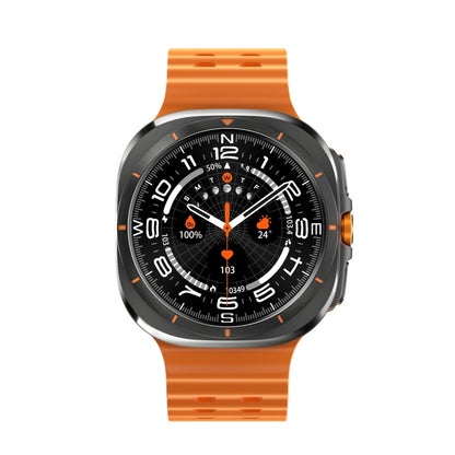 W7 1.43 inch IP68 Waterproof Smart Watch, Support Sedentary Reminder / Sleep Monitoring(Orange) - Smart Watches by buy2fix | Online Shopping UK | buy2fix