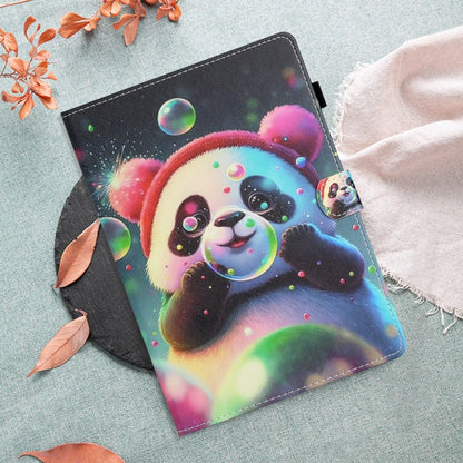 For iPad Pro 11 2024 Coloured Drawing Stitching Smart Leather Tablet Case(Panda) - iPad Pro 11 2024 Cases by buy2fix | Online Shopping UK | buy2fix