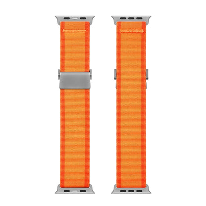 For Apple Watch Series 6 44mm DUX DUCIS YC Series Ocean Nylon Watch Band(Orange) - Watch Bands by DUX DUCIS | Online Shopping UK | buy2fix