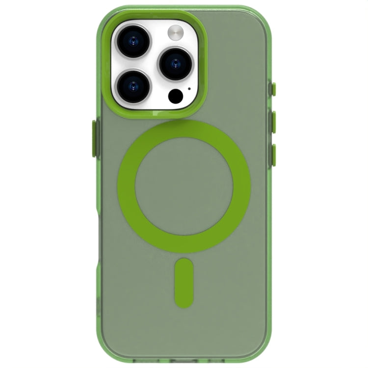 For iPhone 16 Pro Max Candy Magsafe PC Hybrid TPU Phone Case(Green) - iPhone 16 Pro Max Cases by buy2fix | Online Shopping UK | buy2fix