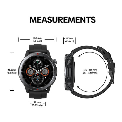 Zeblaze Stratos 3 Ultra 1.43 inch Screen Rugged Outdoor Sports GPS Smart Watch(Space Black) - Smart Watches by Zeblaze | Online Shopping UK | buy2fix