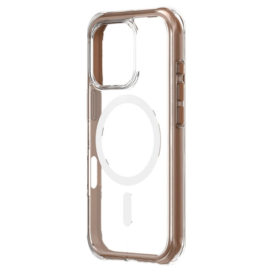 For iPhone 16 Pro ZGA Colorful Airbag Magsafe PC Hybrid TPU Phone Case(Gold) - iPhone 16 Pro Cases by ZGA | Online Shopping UK | buy2fix