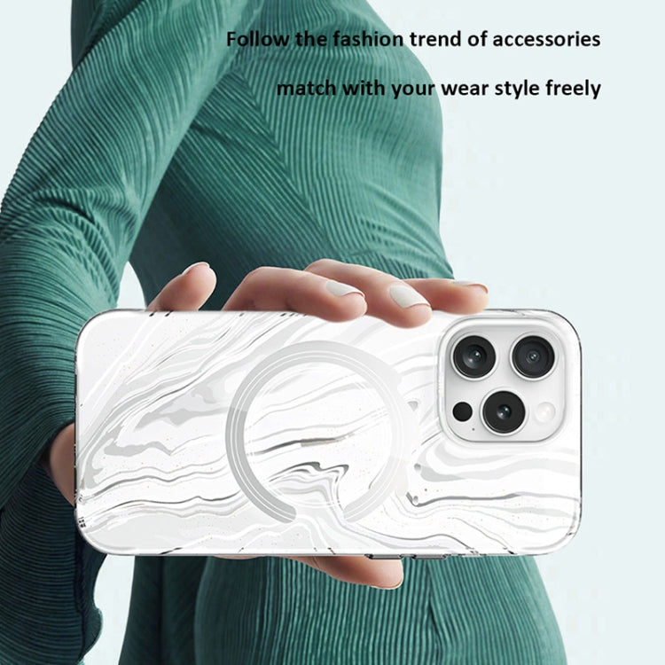 For iPhone 16 TGVIS Grace Series MagSafe Magnetic Phone Case(Panda) - iPhone 16 Cases by TGVIS | Online Shopping UK | buy2fix