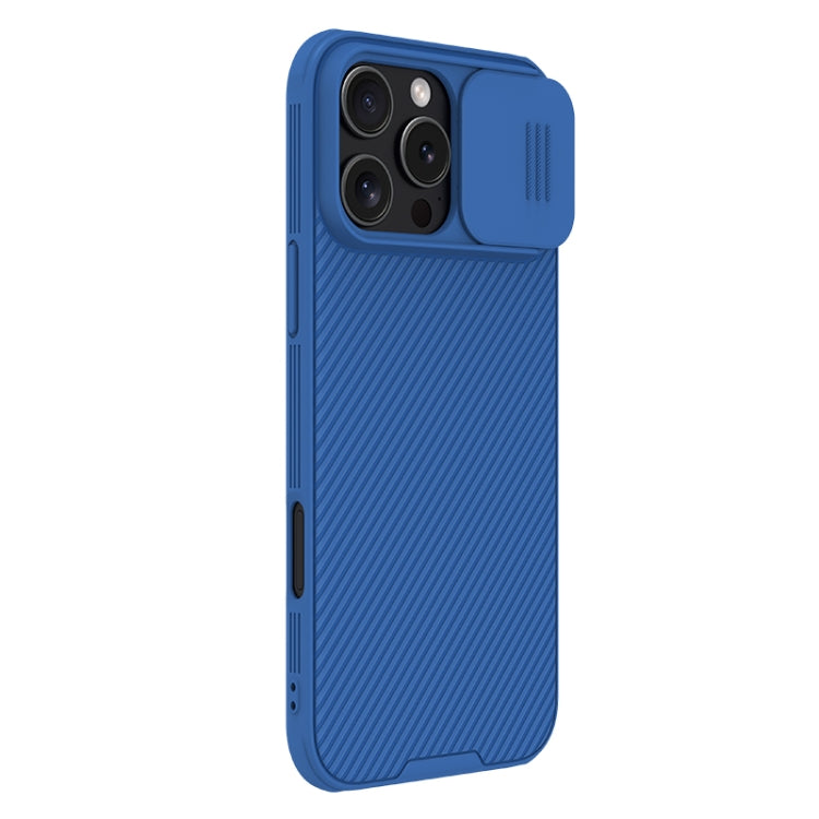 For iPhone 16 Pro Max NILLKIN CamShield Pro PC Phone Case(Blue) - iPhone 16 Pro Max Cases by NILLKIN | Online Shopping UK | buy2fix