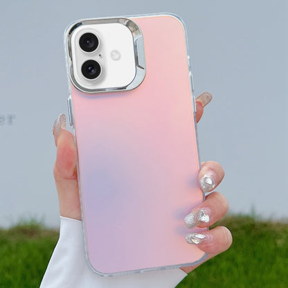 For iPhone 16 Plus Color Plating Discoloration PC Phone Case(Silver) - iPhone 16 Plus Cases by buy2fix | Online Shopping UK | buy2fix