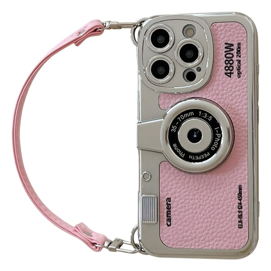 For iPhone 16 Pro Max Camera Style Phone Case(Pink) - iPhone 16 Pro Max Cases by buy2fix | Online Shopping UK | buy2fix