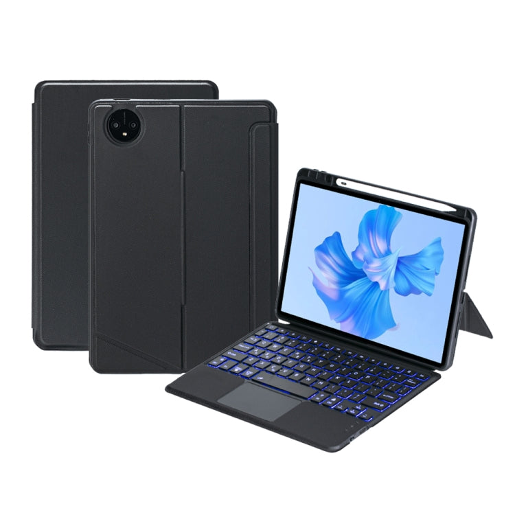 For Huawei MatePad Pro 11 2024 / 2022 Detachable Backlit Bluetooth Keyboard Leather Case with Touchpad(Black) - Huawei Keyboard by buy2fix | Online Shopping UK | buy2fix