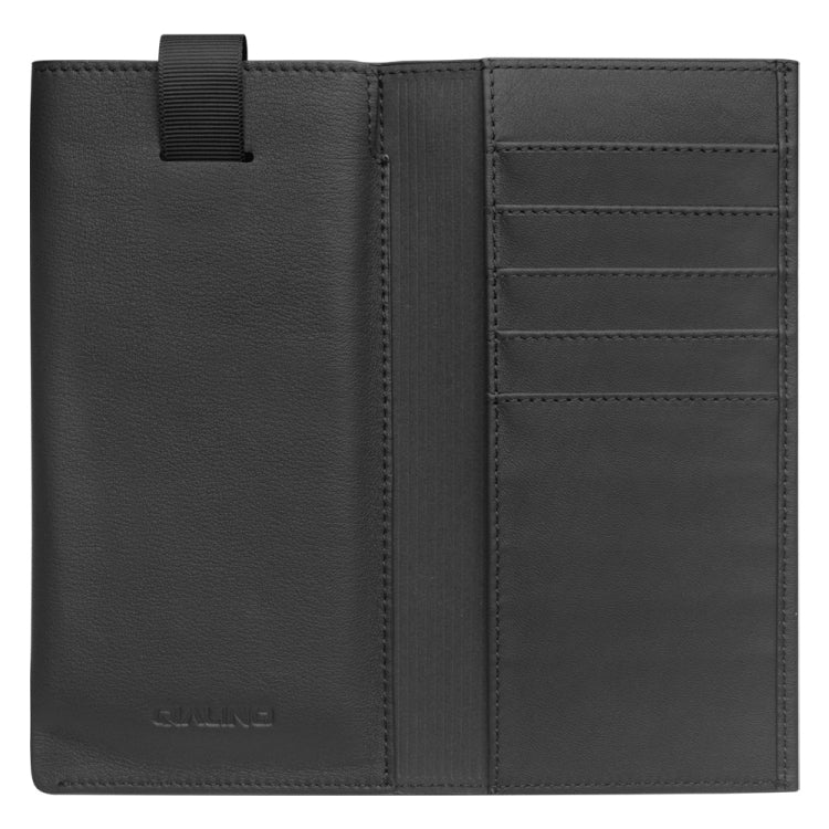 For iPhone 11 QIALINO Nappa Texture Top-grain Leather Horizontal Flip Wallet Case with Card Slots(Black) - iPhone 11 Cases by QIALINO | Online Shopping UK | buy2fix