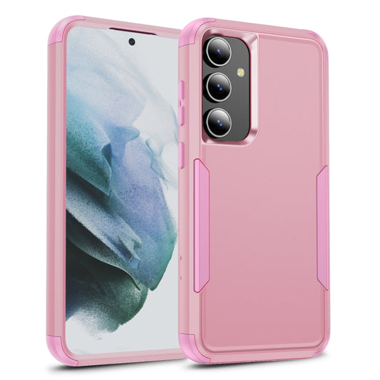 For Samsung Galaxy S25+ 5G TPU + PC Shockproof Protective Phone Case(Pink) - Galaxy S25+ 5G Cases by buy2fix | Online Shopping UK | buy2fix