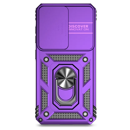 For Samsung Galaxy S25+ 5G Sliding Camshield Holder Phone Case(Purple) - Galaxy S25+ 5G Cases by buy2fix | Online Shopping UK | buy2fix