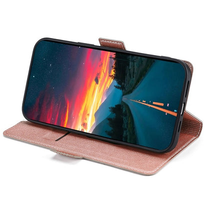 For Samsung Galaxy S25+ 5G Ultra-thin Voltage Side Buckle Horizontal Flip Leather Phone Case(Rose Gold) - Galaxy S25+ 5G Cases by buy2fix | Online Shopping UK | buy2fix