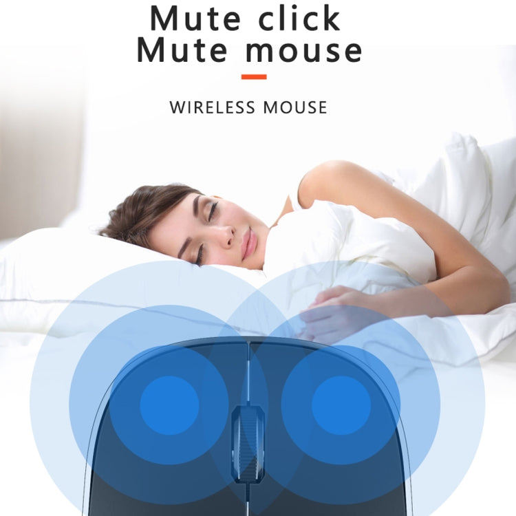 WIWU Wimic Lite WM102 2.4G Simple Office Home Rechargeable Mute Wireless Mouse(Silver) - Wireless Mice by WIWU | Online Shopping UK | buy2fix