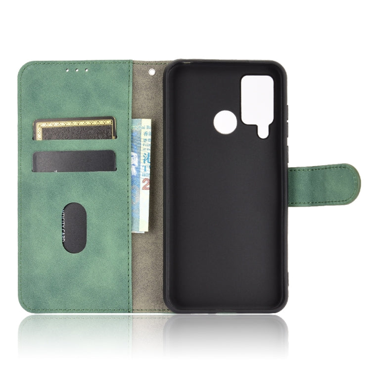 For DOOGEE N20 Pro Solid Color Skin Feel Magnetic Buckle Horizontal Flip Calf Texture PU Leather Case with Holder & Card Slots & Wallet(Green) - More Brand by buy2fix | Online Shopping UK | buy2fix