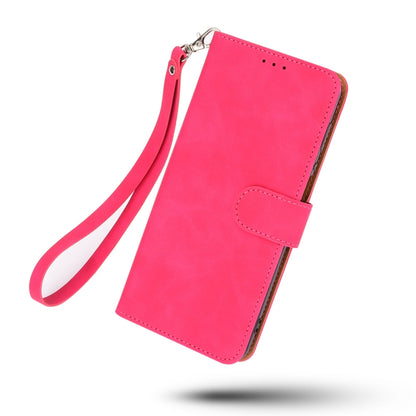 For DOOGEE N20 Pro Solid Color Skin Feel Magnetic Buckle Horizontal Flip Calf Texture PU Leather Case with Holder & Card Slots & Wallet(Rose Red) - More Brand by buy2fix | Online Shopping UK | buy2fix