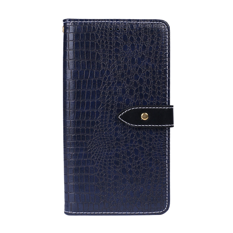 For Blackview BV6900 idewei Crocodile Texture Horizontal Flip Leather Case with Holder & Card Slots & Wallet(Dark Blue) - More Brand by idewei | Online Shopping UK | buy2fix