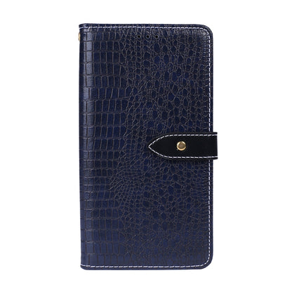For Blackview BV6900 idewei Crocodile Texture Horizontal Flip Leather Case with Holder & Card Slots & Wallet(Dark Blue) - More Brand by idewei | Online Shopping UK | buy2fix