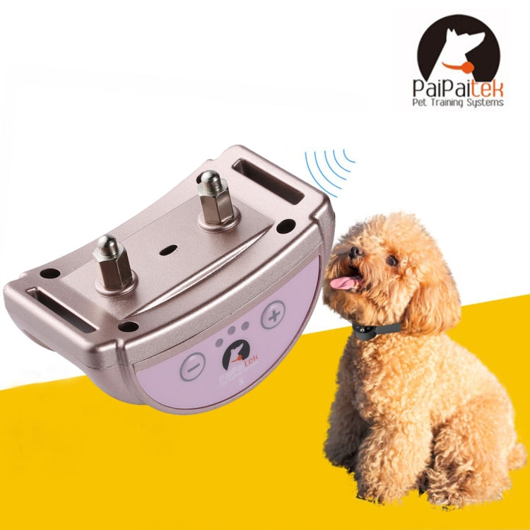 PD258 Automatic Anti Barking Collar Pet Training Control System for Dogs, S Size(Rose Gold) - Training Aids by buy2fix | Online Shopping UK | buy2fix