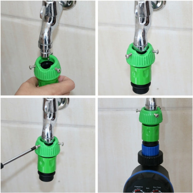 Home Garden Faucet Fast Connector Adapter(Green) - Filters by buy2fix | Online Shopping UK | buy2fix