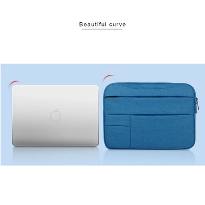 Universal Multiple Pockets Wearable Oxford Cloth Soft Portable Leisurely Handle Laptop Tablet Bag, For 13.3 inch and Below Macbook, Samsung, Lenovo, Sony, DELL Alienware, CHUWI, ASUS, HP (Blue) - 13.3 inch by buy2fix | Online Shopping UK | buy2fix