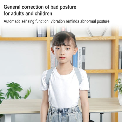 Smart Posture Corrector Adult Child Intelligent Posture Reminder Posture Trainer(Grey) - Corrector by buy2fix | Online Shopping UK | buy2fix