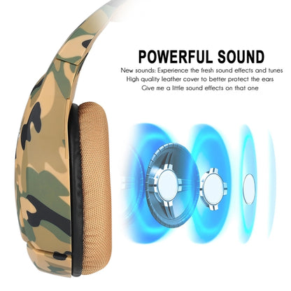 ONIKUMA K1-B Deep Bass Noise Canceling Camouflage Gaming Headphone with Microphone(Yellow) - Multimedia Headset by ONIKUMA | Online Shopping UK | buy2fix