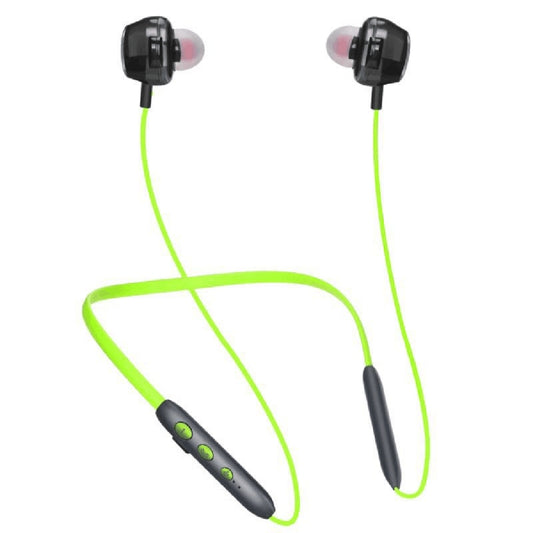 BH-I37 Bluetooth 5.0 Wire-controlled Bluetooth Earphone Built-in High-fidelity Microphone, Support Call (Green) - Bluetooth Earphone by buy2fix | Online Shopping UK | buy2fix