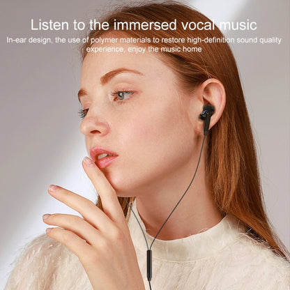 Yesido YH44 Type-C / USB-C In-Ear Wired Earphone, Length: 1.2m (Black) - Type-C Earphone by Yesido | Online Shopping UK | buy2fix