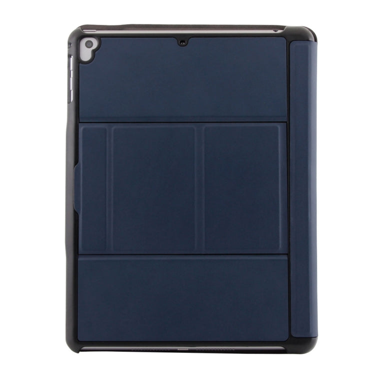 T-201 Detachable Bluetooth 3.0 Ultra-thin Keyboard + Lambskin Texture Leather Tablet Case for iPad Air / Air 2 / iPad Pro 9.7 inch, Support Multi-angle Adjustment (Blue) - For iPad Pro by buy2fix | Online Shopping UK | buy2fix