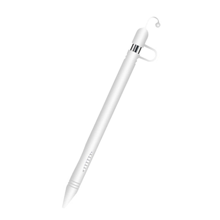 Apple Pen Cover Anti-lost Protective Cover for Apple Pencil(White) - Pencil Accessories by buy2fix | Online Shopping UK | buy2fix