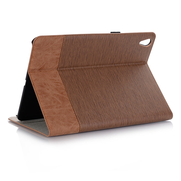 Cross Texture Horizontal Flip PU Leather Case for iPad Air 11 2024 / iPad Pro 11 inch (2018), with Holder & Card Slots & Wallet(Brown) - iPad Pro 11 (2018) Cases by buy2fix | Online Shopping UK | buy2fix