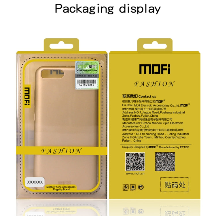 For iPhone XR MOFI Frosted PC Ultra-thin Full Coverage Case (Gold) - More iPhone Cases by MOFI | Online Shopping UK | buy2fix