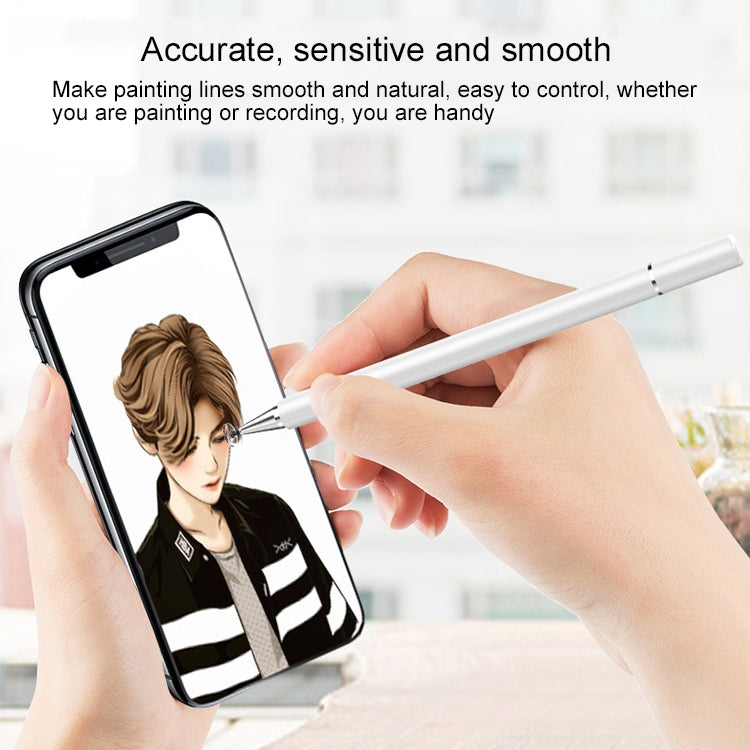 Passive Capacitive Pen Touch Screen Stylus Pen(White) - Stylus Pen by buy2fix | Online Shopping UK | buy2fix