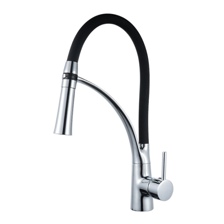 Kitchen Pull-out Faucet Hot Cold Home Retractable Rotating Faucet - Faucets & Accessories by buy2fix | Online Shopping UK | buy2fix