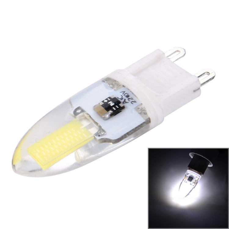 3W COB LED Light , G9 300LM Silicone Dimmable SMD 1505 for Halls / Office / Home, AC 220-240V(White Light) - LED Blubs & Tubes by buy2fix | Online Shopping UK | buy2fix