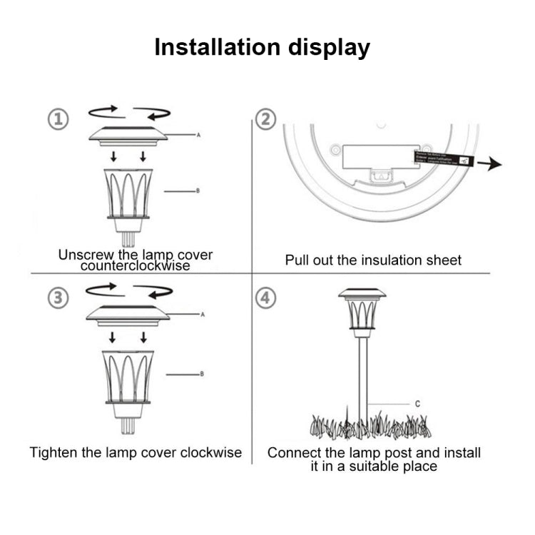 Solar Energy Coffee Outdoor Lawn Lamp IP65 Waterproof LED Decorative Garden Light (White Light) - Solar Lights by buy2fix | Online Shopping UK | buy2fix