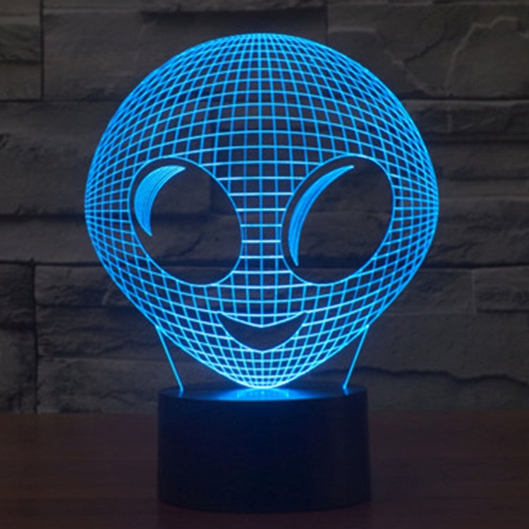 Alien Style 3D Touch Switch Control LED Light , 7 Color Discoloration Creative Visual Stereo Lamp Desk Lamp Night Light - Novelty Lighting by buy2fix | Online Shopping UK | buy2fix