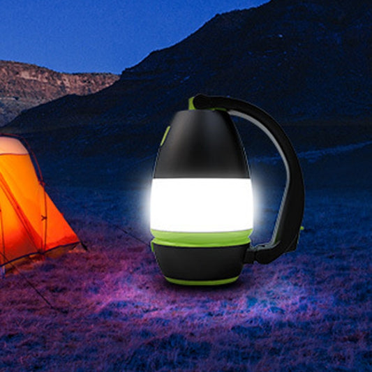 L001 5W USB Charging Hand-held LED Camping Lamp with Power Bank Function(Green) - Camping Lighting by buy2fix | Online Shopping UK | buy2fix