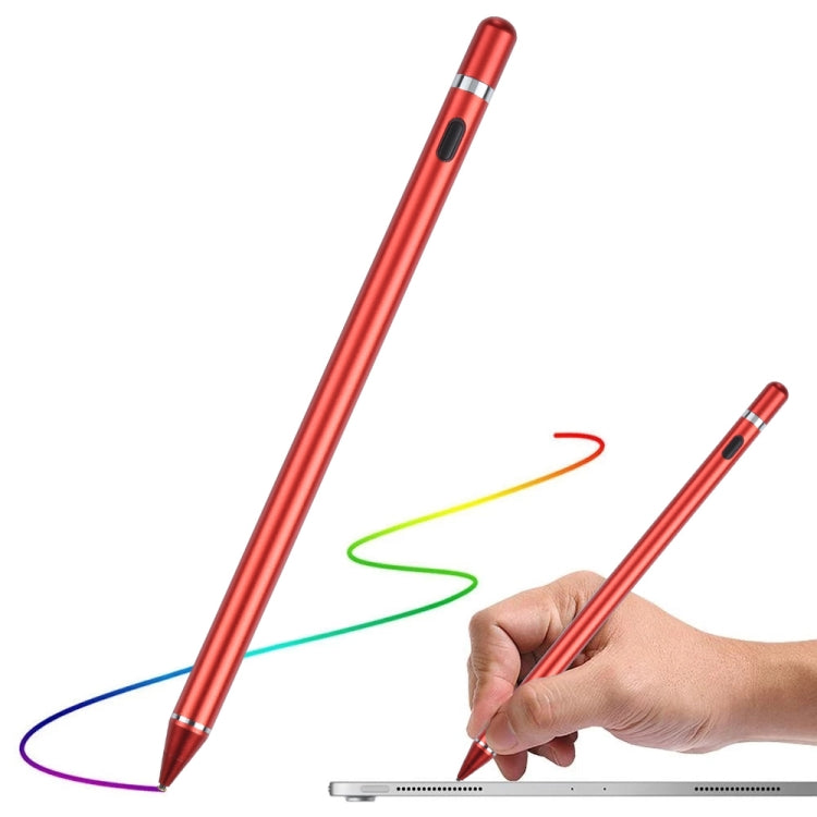 Universal Active Capacitive Stylus Pen(Red) - Stylus Pen by buy2fix | Online Shopping UK | buy2fix