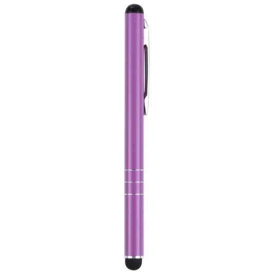 Universal Three Rings Mobile Phone Writing Pen (Purple) - Stylus Pen by buy2fix | Online Shopping UK | buy2fix