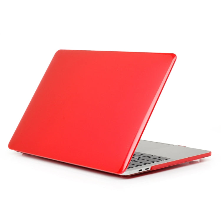 ENKAY Hat-Prince 2 in 1 Crystal Hard Shell Plastic Protective Case + US Version Ultra-thin TPU Keyboard Protector Cover for 2016 New MacBook Pro 13.3 inch without Touchbar (A1708)(Red) - MacBook Pro Cases by ENKAY | Online Shopping UK | buy2fix