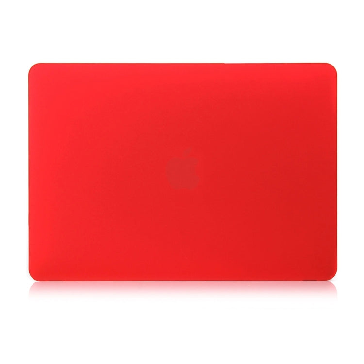 ENKAY Hat-Prince 2 in 1 Frosted Hard Shell Plastic Protective Case + Europe Version Ultra-thin TPU Keyboard Protector Cover for 2016 MacBook Pro 13.3 Inch without Touch Bar (A1708) (Red) - MacBook Pro Cases by ENKAY | Online Shopping UK | buy2fix