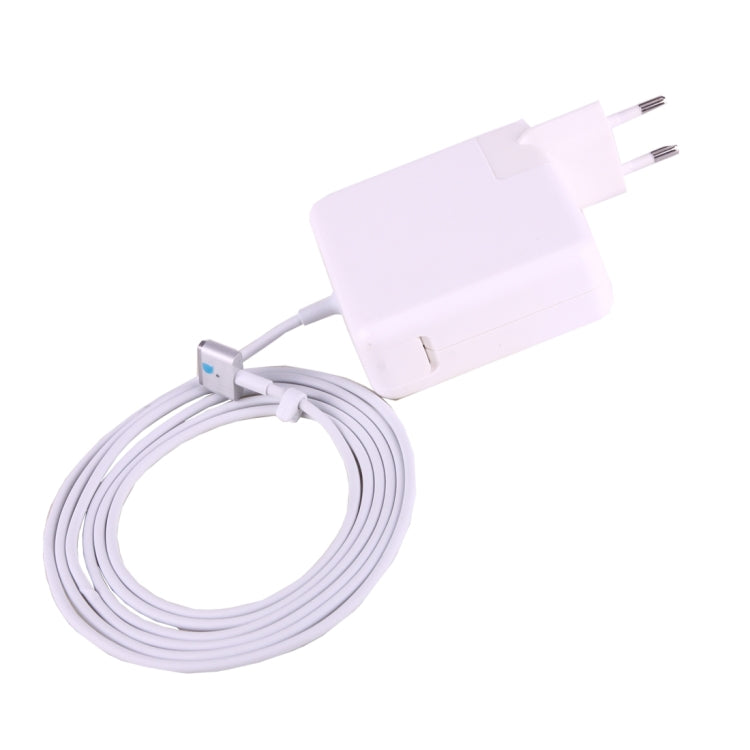 60W 16.5V 3.65A 5 Pin T Style MagSafe 2 Replacement AC Adaptor for Apple Macbook  A1425 / A1435 / A1502, Length: 1.8m(White) - Cable & Adapter by buy2fix | Online Shopping UK | buy2fix